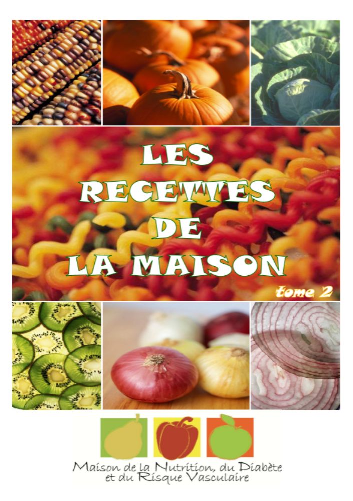 tome 2 livret recettes